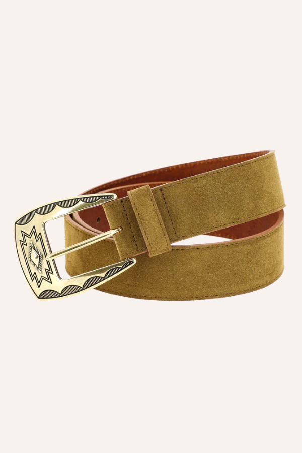 CEINTURE EN CUIR - LA GRANDE MADJO VELOURS