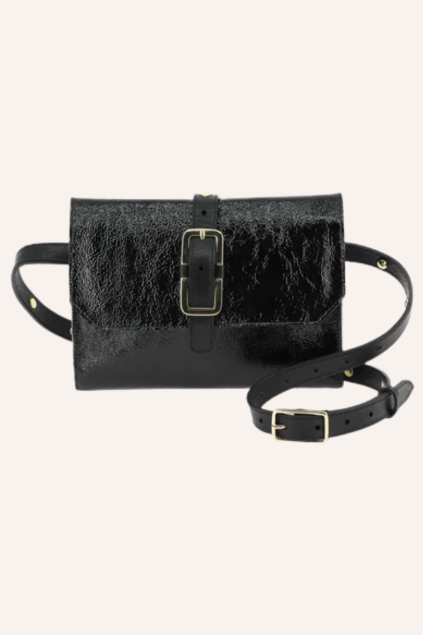 Pochette Banane Crispy Noir – Herbert Frère Sœur